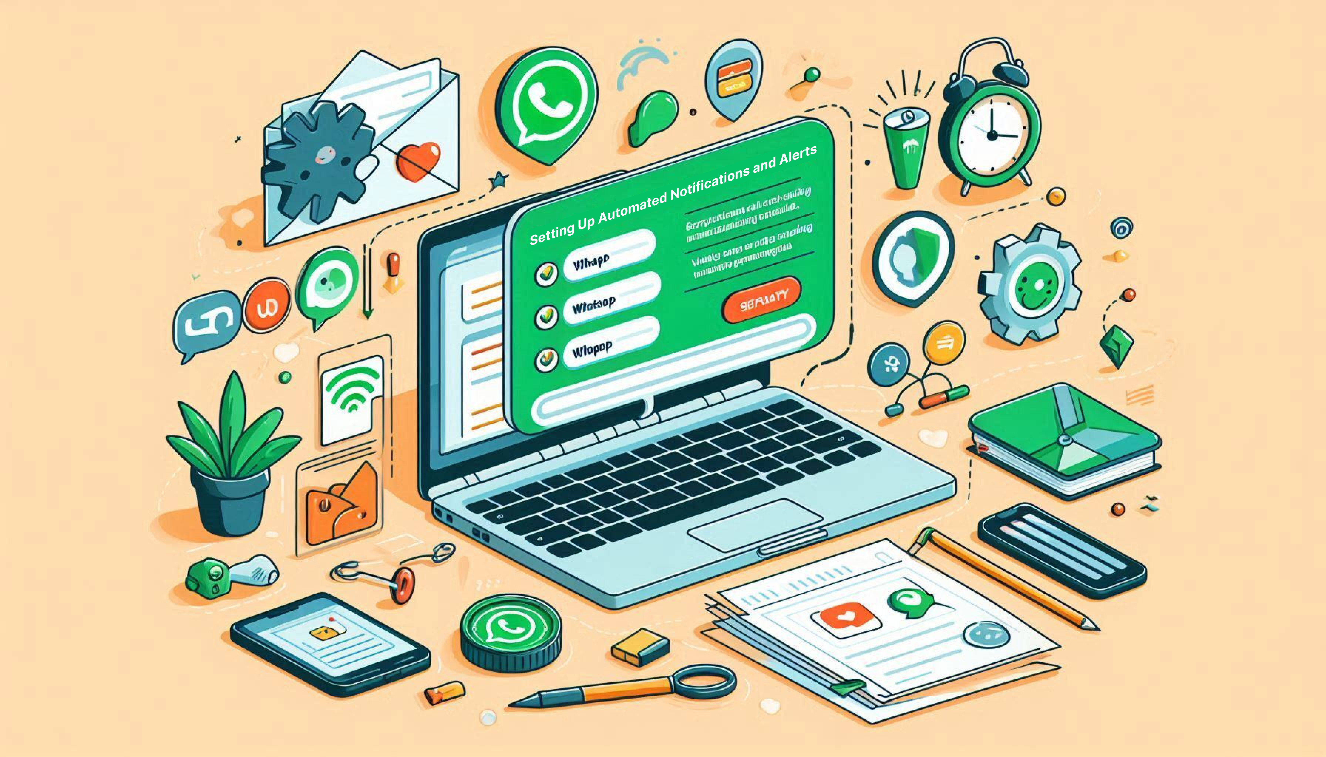 Setting Up Automated Notifications and Alerts with WhatsApp APIs Using Peach