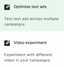 Optimise Campaigns